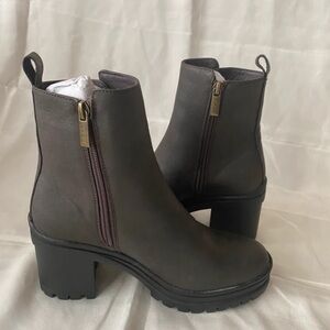 Boots Dark Gray Heeled Boots